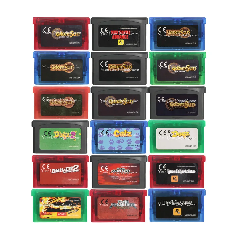 

Golden Sun Series Games 32 Bits Video Cartridge Console Game Card US/EU Version