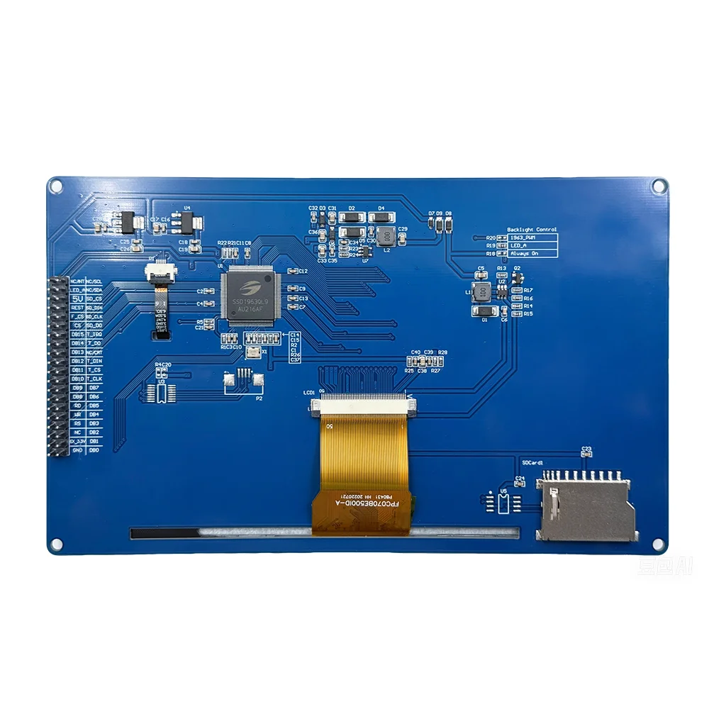 Фото 4.3/5/7-дюймовый сенсорный TFT LCD-монитор 40-контактный, интерфейс MiniSTM32 SPI, SSD1963, 320x240, MCU ILI9341, 8/16-битный LCD-модуль №3