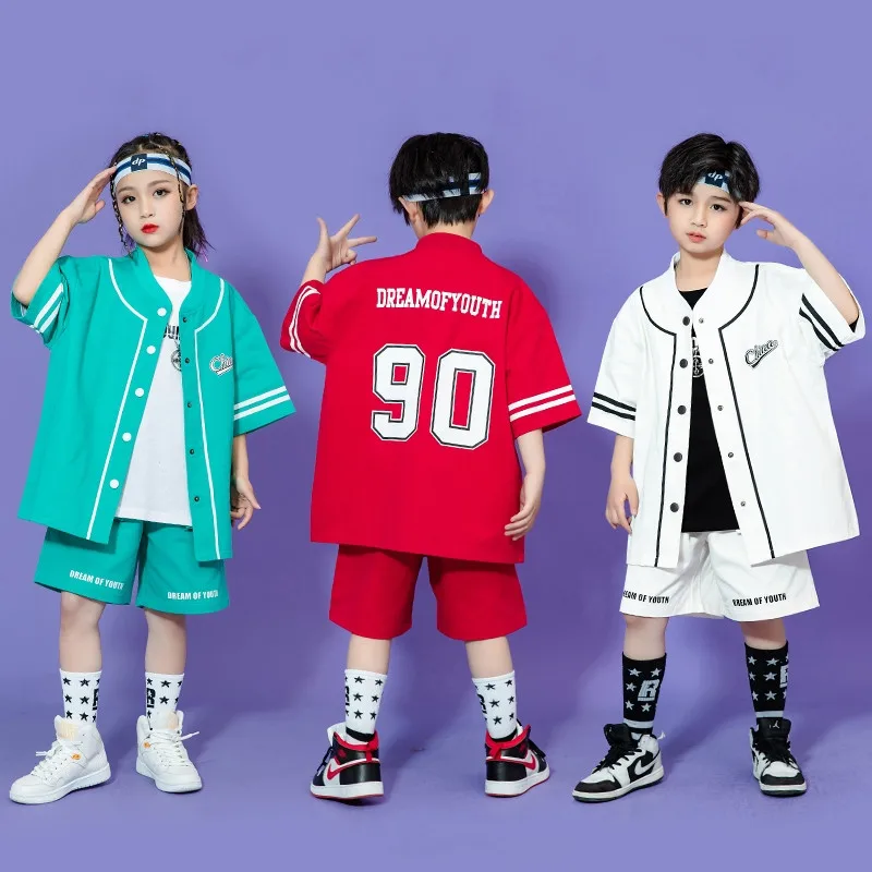 

Teenager Girls Sport Sets Summer Short Sleeve Shirt Baseball Jersey Cargo Shorts Kids Streetwear Children Tracksuit 6 10 12 14 Y