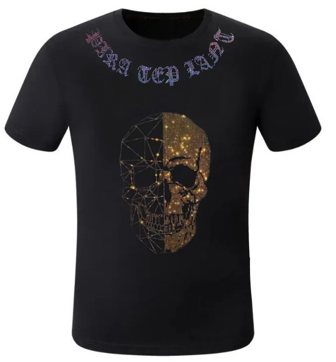 

Дизайнерская футболка Стразы BORUNKE, Повседневная модная летняя уличная одежда в стиле хип-хоп, Прямая поставка