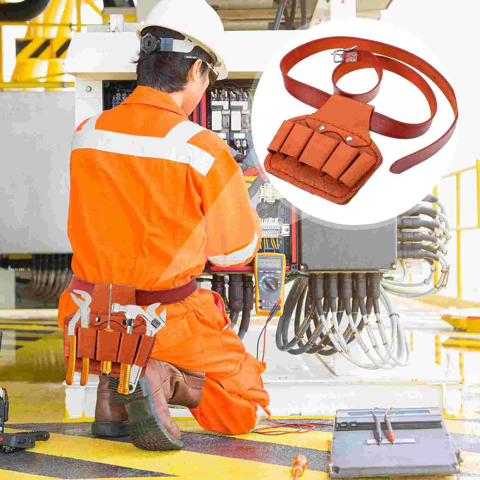 

1 шт., кожаная сумка для хранения инструментов