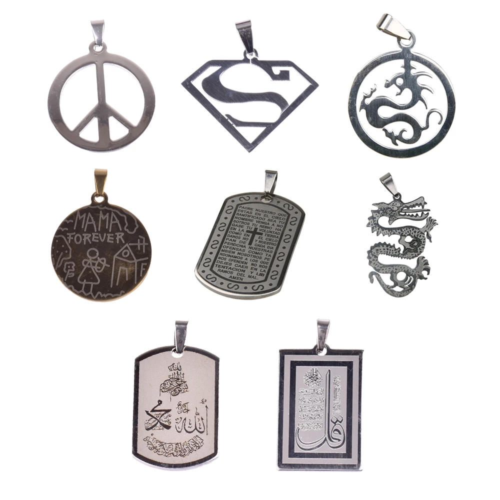 

Stainless Steel Pendant Necklace Simple Cross Pendant Necklace For Men