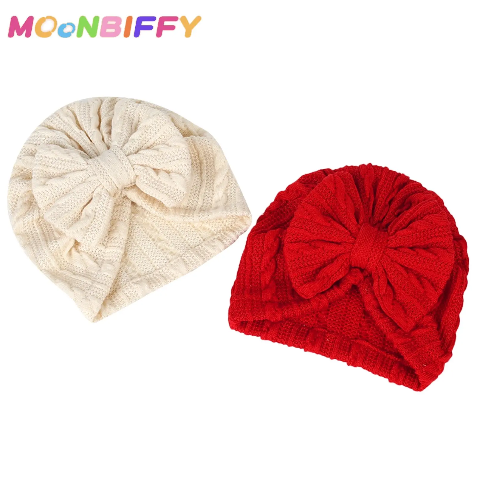 

Infant Baby Girls Bow Hat with Solid Color High Elasticity Casual Newborn Head Wraps Turban Accessory Baby Accessories Newborn