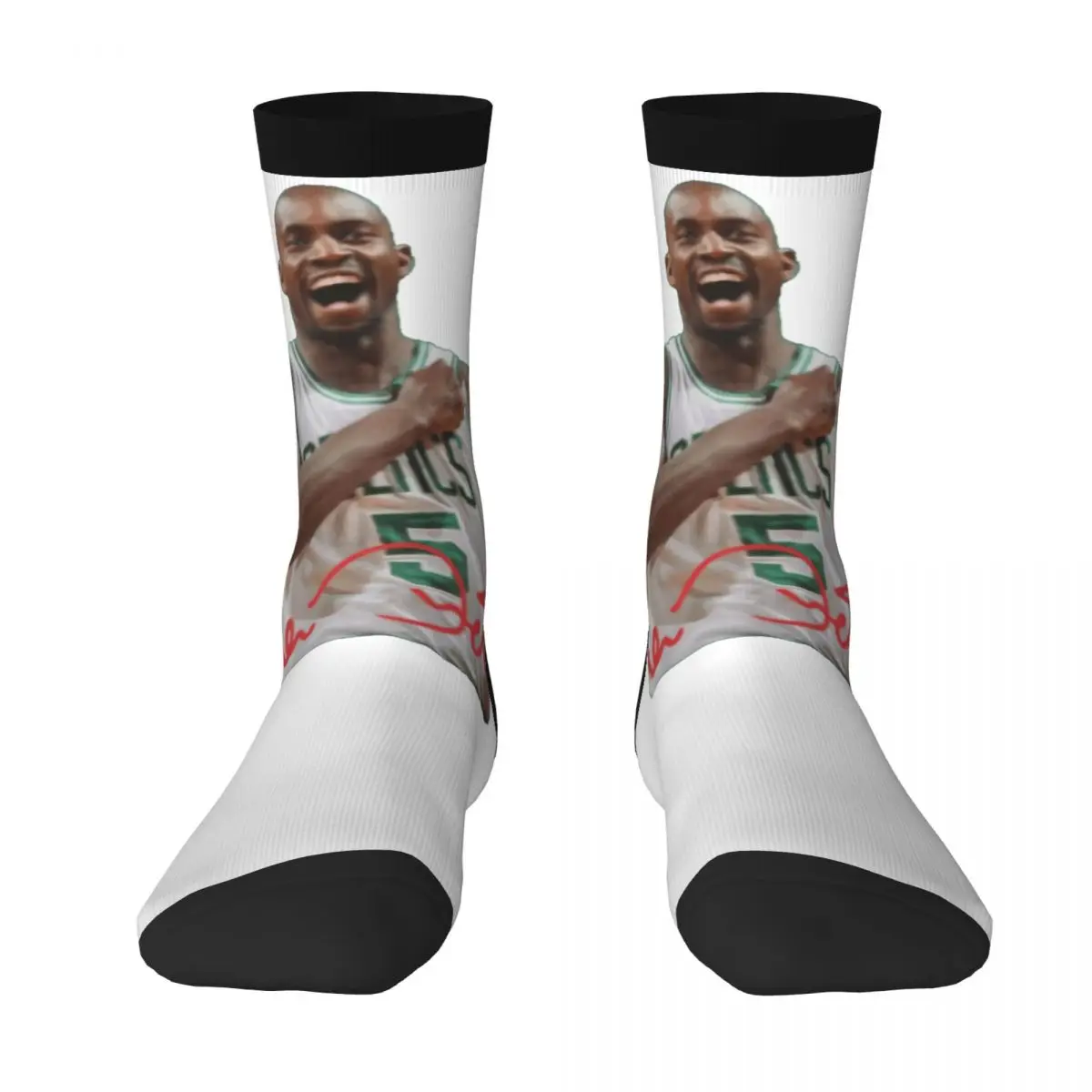 

Kevins And Garnetter KG The BIG TICKET Da Kid Basketball Stars Contrast color Drawstring Backpack Sarcastic Elastic Socks