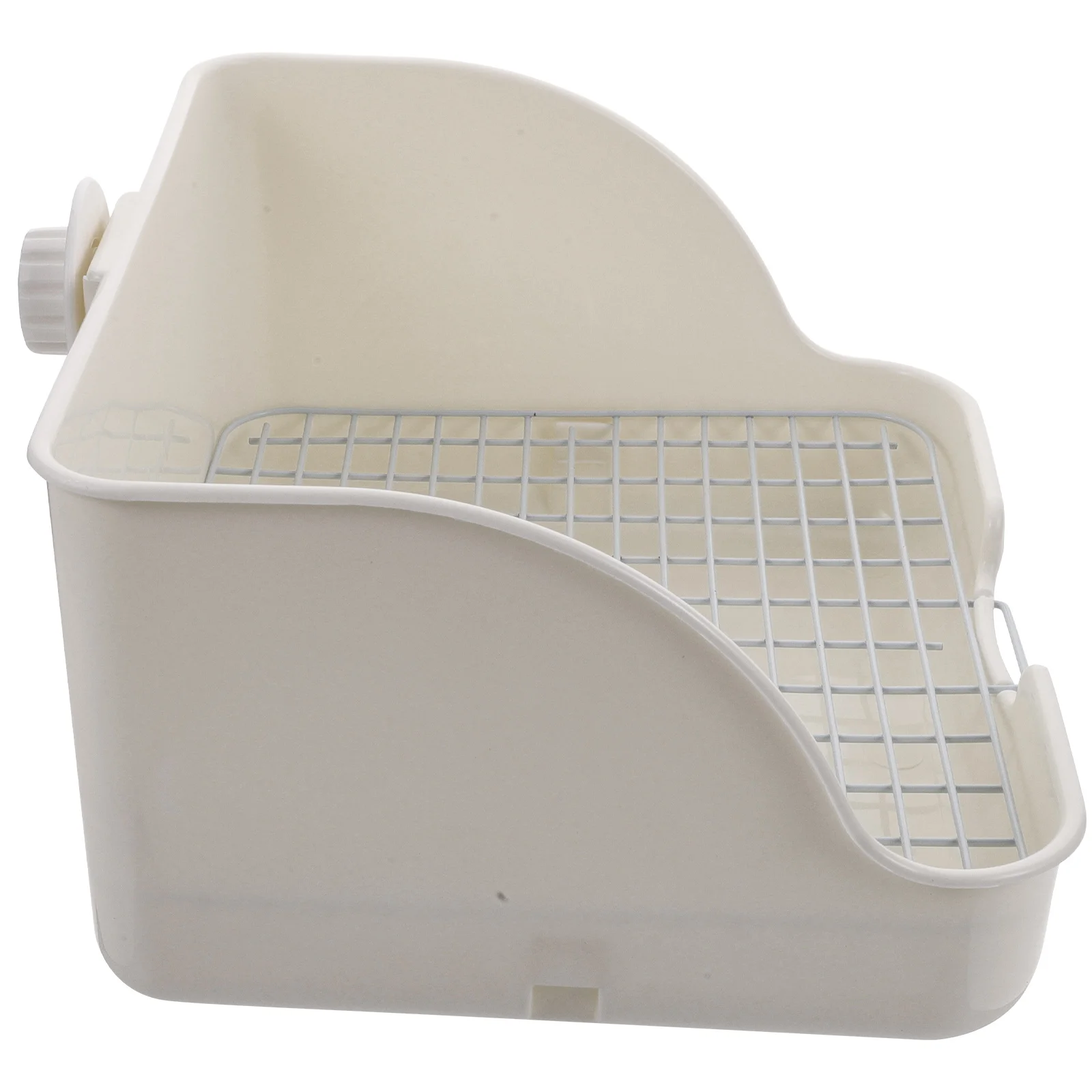 

Rabbit Potty Cage Toilet Pet Bunny Supplies Bath Box Hamster Bedpan Plastic Toy