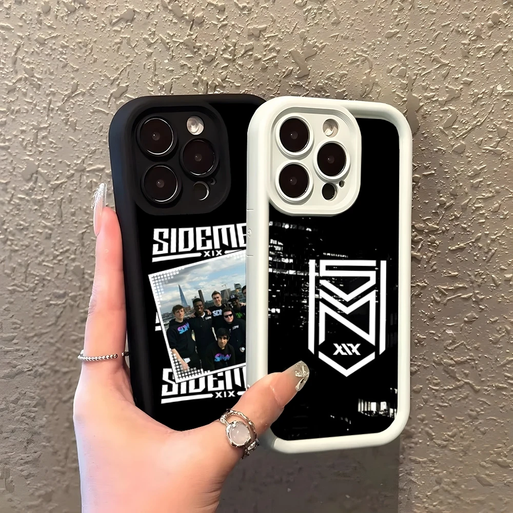 Чехол для телефона Sidemen SDMN IPhone 16 Pro Max 15 14 Plus 13 12 11 XR XS X 7 8 мягкая задняя крышка из ТПУ