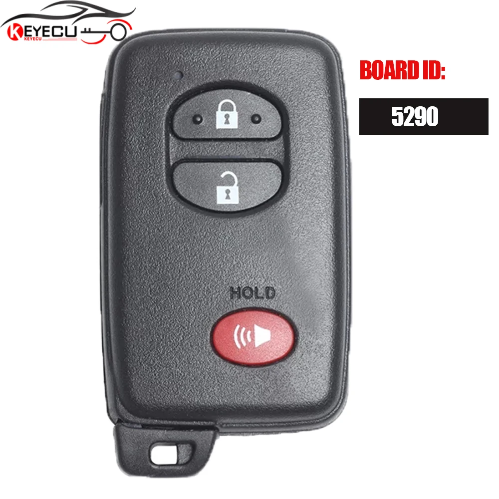 

Смарт-пульт дистанционного управления KEYECU 5290 для Toyota Venza Prius 2013 2014 2015 2016 HYQ14ACX P/N: 89904-47370