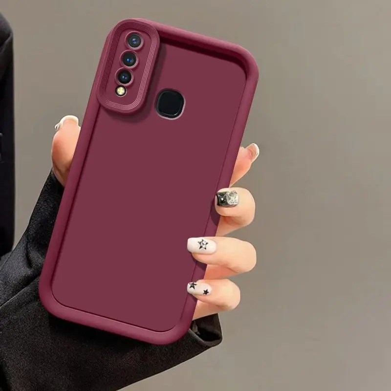Чехол для телефона Vivo Y17 Y3 чехол Y15 Y12 Y12i Y11 2019 матовая задняя крышка защита от