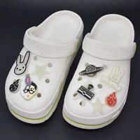 luminous shoes clogs charms fluorescence rabbit glowing shoe charms accessories decorations kids gift for clogs sandals