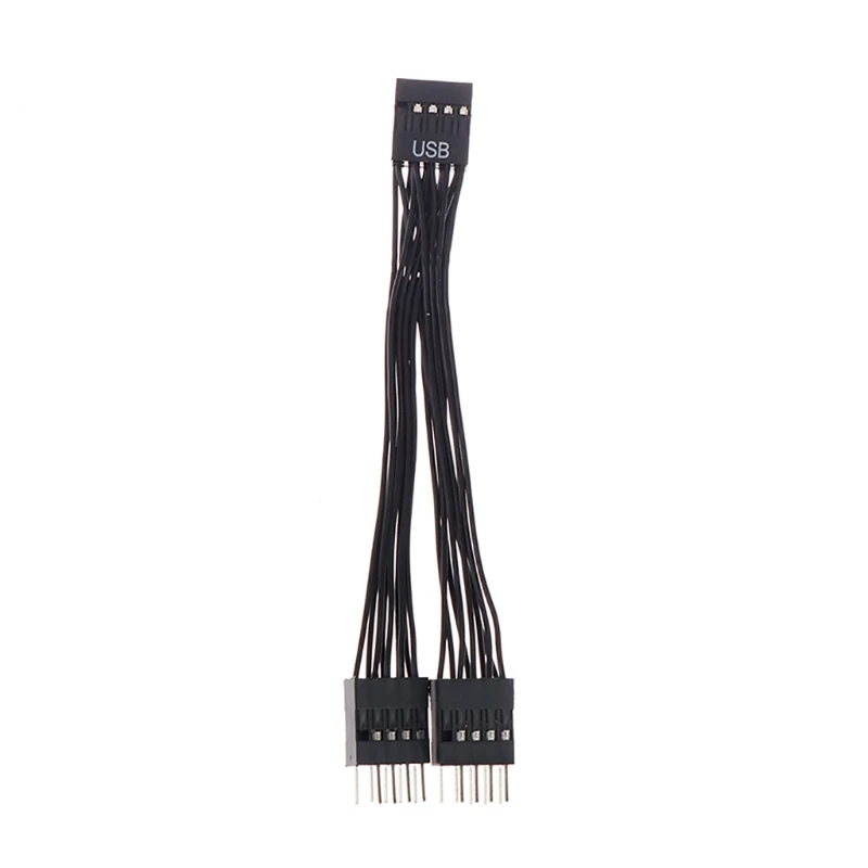 

USB-кабель-удлинитель, 9 контактов, 1 гнездо-2 штекера