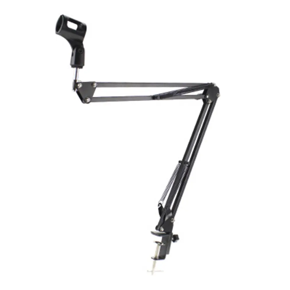 

Microphone Scissor Arm Stand Desktop Mic Clip Holder Tripod Live Cantilever Bracket Microphone Bracket DropshippingExtendable