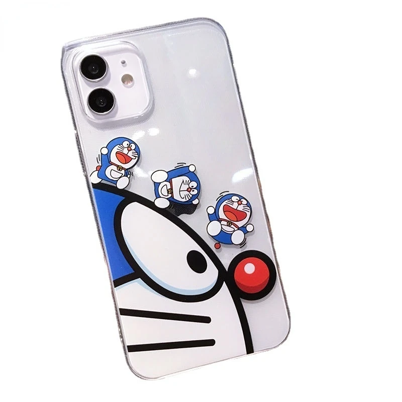 

Bandai Cute Cartoon Doraemon for Iphone13/12/1/Xs/Xr/6/7/8 Soft Full Cover Phone Case