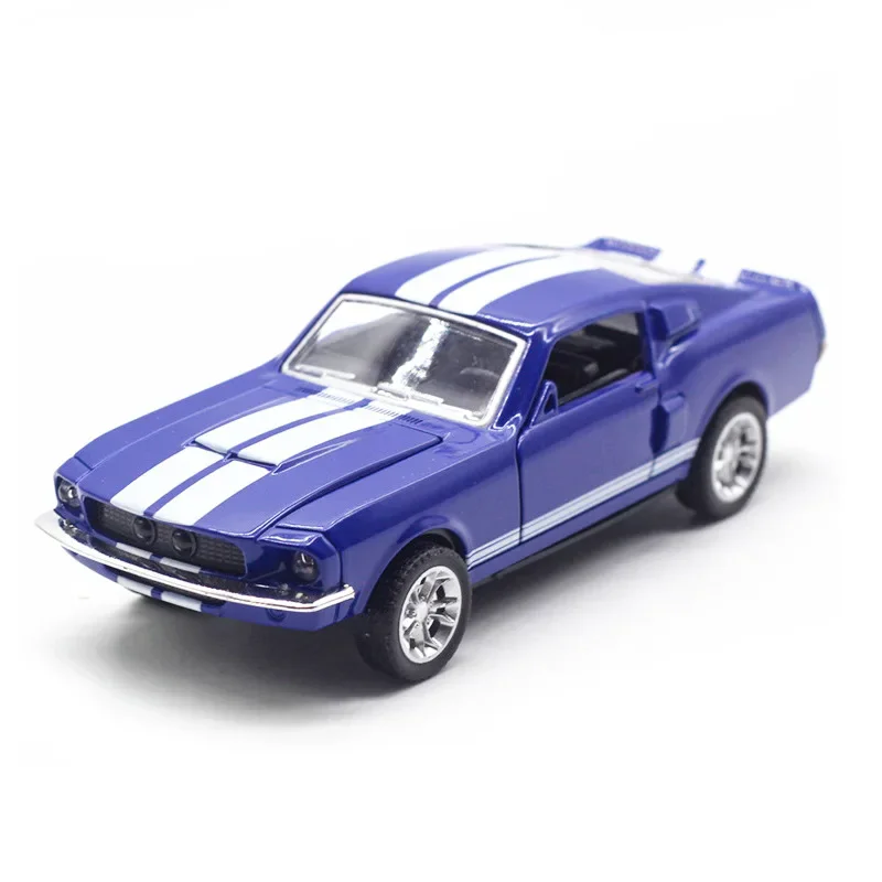 Античная имитация стиля Ford Shelby Mustang GT500 модель автомобиля масштаб 1:32 1967 дизайн