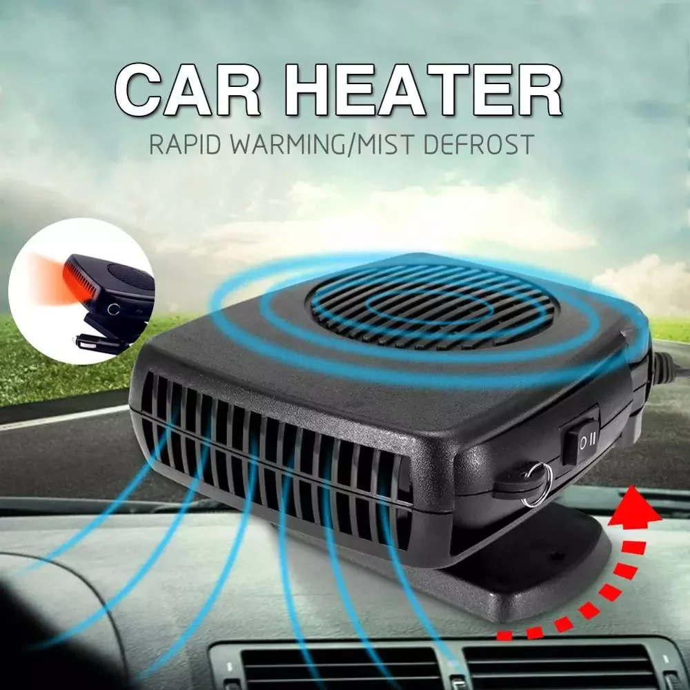 

Promotion! Hot Sale Portable 12V/24V 200W 2 in 1 Car Ceramic Heater Cooler Dryer Fan Heating Defroster Demister