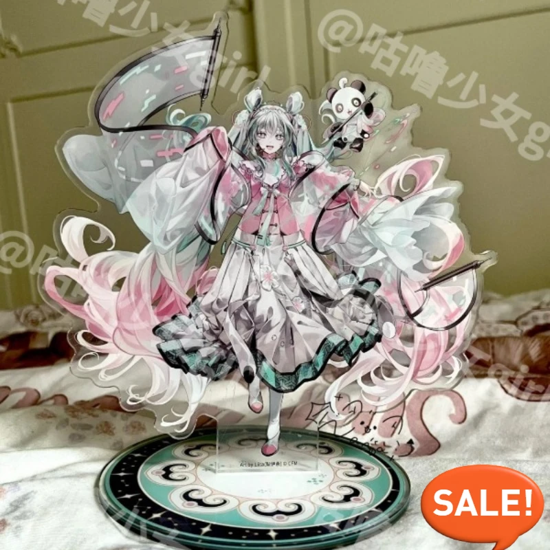Красивые двумерные анимационные периферийные устройства Хацунэ Мику настольные