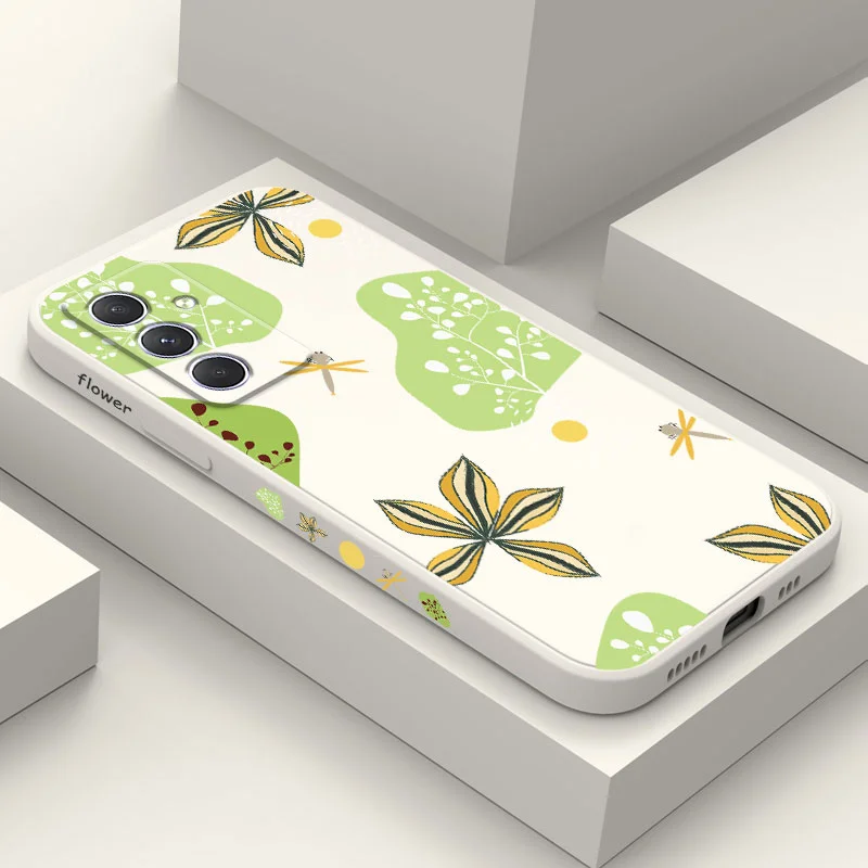 

Lotus Leaf Flowers Case For Samsung A54 A34 A24 A14 A04 A04S A04E A73 A53 A33 A23 A13 A03 A72 A52 A52S A32 A22 A12 A71 A51 4G 5G