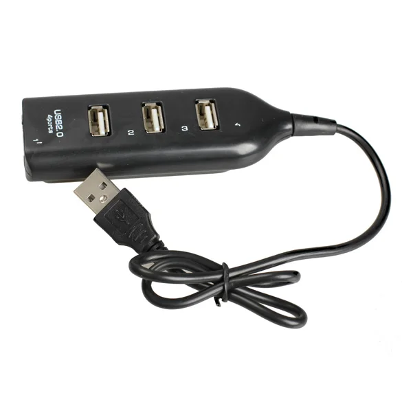 Высокоскоростной Универсальный USB-разветвитель на 4 порта USB 2 0 с разъемом для