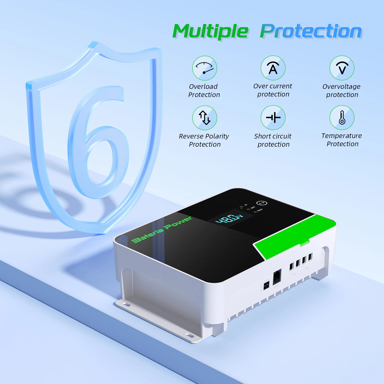 Контроллер заряда солнечной батареи MPPT 20 А 48 В 36 24 12 авто максимальная мощность 1200