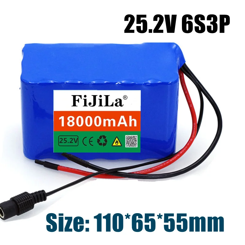 

Latest 24V 18Ah 6S3P 18650 Battery Li Ion Battery 25.2V 18000Mah Electric Bicycle Moped/Electric/Li Ion Attery