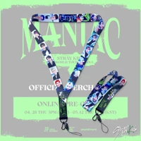 kpop new boys group stray kids new song maniac fashion creative id card sling student hanging neck mobile phone lanyard gifts