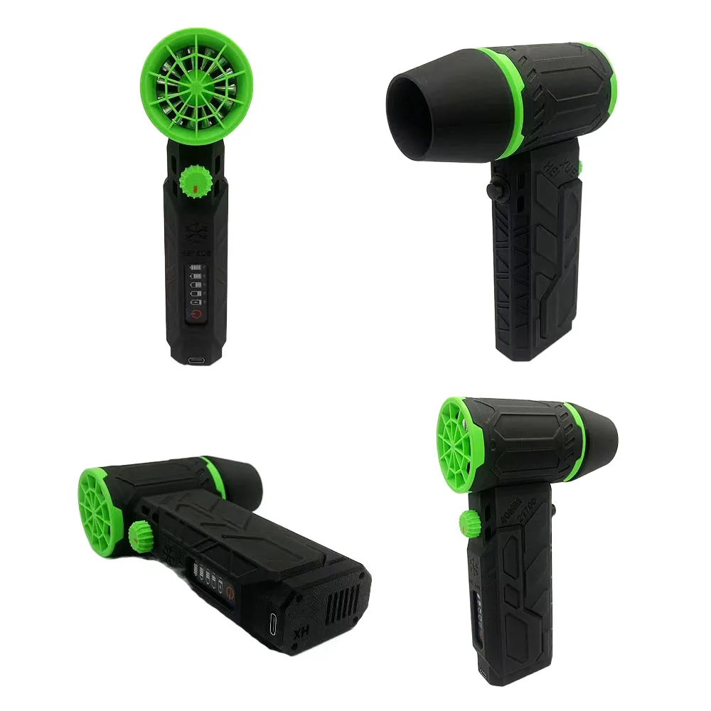 Турбоструйный вентилятор с насадкой Макс. 500 г Тяга 56 м/с Скорость ветра 16000 мАч