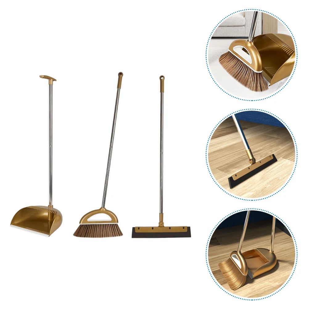 

1 Set Dustpan Household Broom Dustpan Broom Set Brooms And Dustpans Set Broom Dustpan Scraper Broom Dustpan Scraper Kit