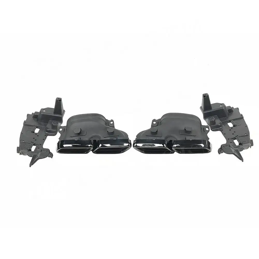 Диффузор заднего бампера из углеродного волокна с насадками для выхлопных газов