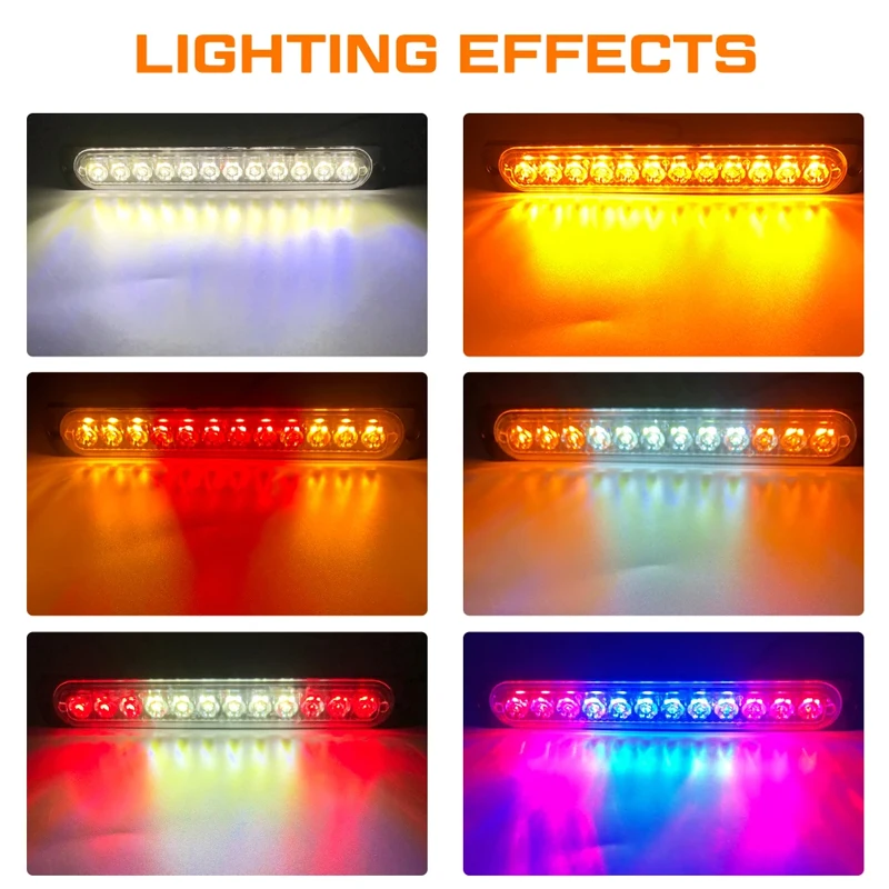 Универсальная 12 светодиодных стробоскопов для транспортных средств от KALADA В/24 В