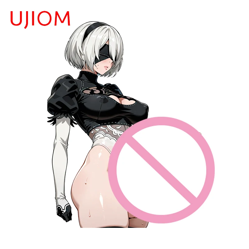 

UJIOM Futa Nier 2B игра Waifu наклейки на стену привлекательные забавные наклейки для кухонного шкафа устойчивые к царапинам виниловые аксессуары для спальни