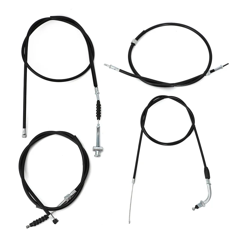 

4PC For HONDA SL100 SL125 Brake , Clutch , Speedometer , Throttle Cable Black set