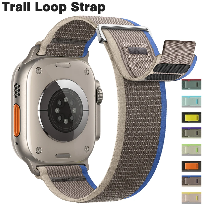 

Ремешок Trail loop для apple watch Ultra band 49 мм 44 мм 40 мм 45 мм 41 мм 42 мм 44 45 49 мм, браслет correa для iWatch series 7 6 5 3 se 8