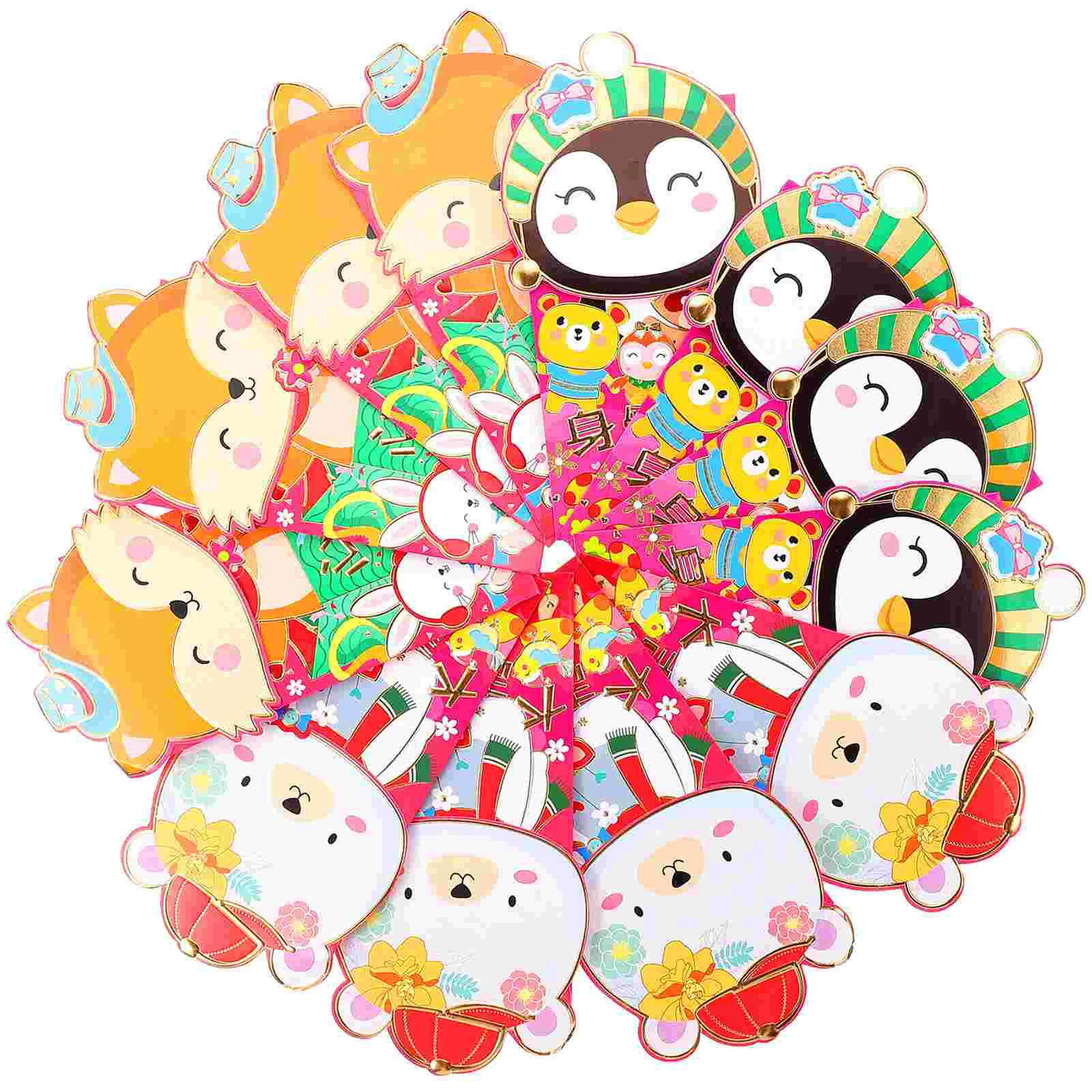 

Red Envelopes Year Money Envelope New Chinese Packet Rabbit Festival Packets Spring Cash Lucky Hongbao Gift Pocket Bunny Bag