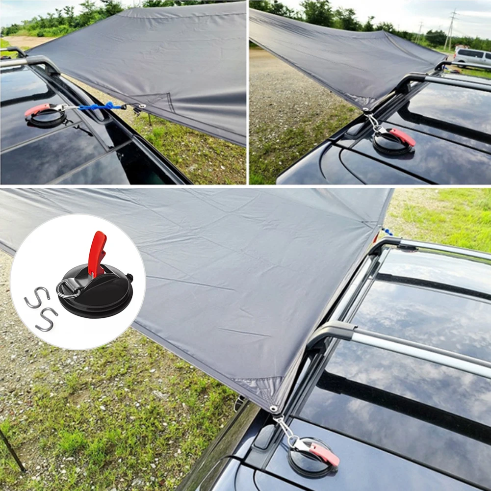 

Strong Awning Car Side Luggage Strap Picnic Rope Holder Accessories Heavy Duty With Canopy Hook Tent Vacuum Suction Cup Anchor