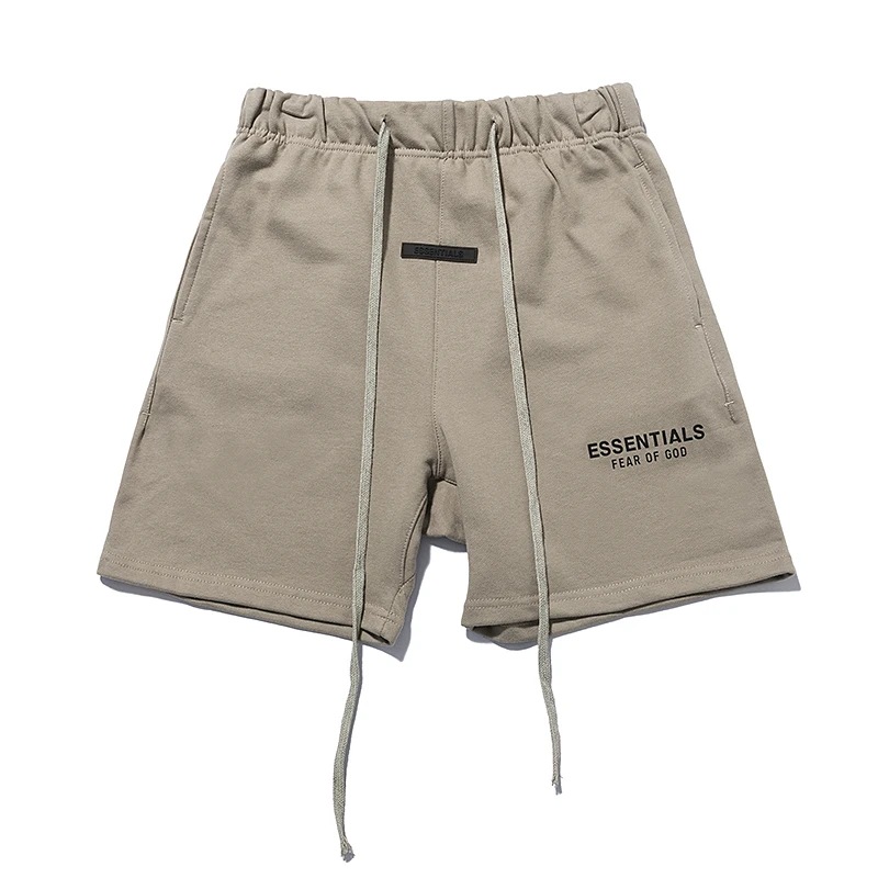 fog hot selling high street tide brand essentials letter printing sports casual shorts fitness men shorts streetwear pants 595 free global shipping