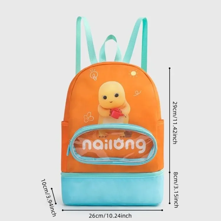 Рюкзак для плавания из ткани Оксфорд милый детский двухслойный