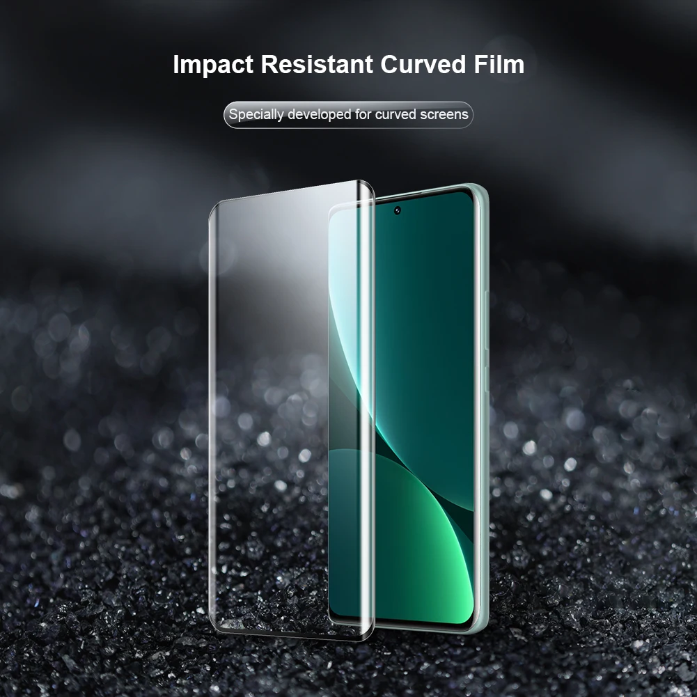 For Xiaomi 12S Ultra Screen Protector NILLKIN 2Pcs Impact Resistant Curved Soft Film For Xiaomi 12S Pro For Xiaomi 12S With Tool