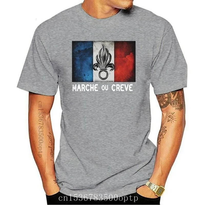 

New Tees Male Harajuku Top Fitness Brand Clothing T Shirt Foreign Legion France Cult Gift Legion Desert Weapon Army Tee Sh