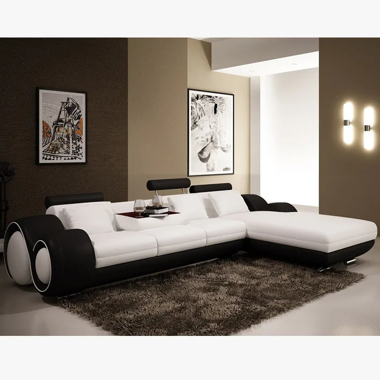 

Corner sofa in living room wheel type multifunctional sofa