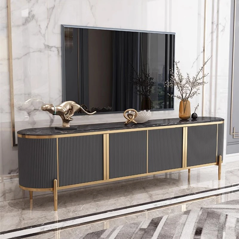 Современный шкаф-органайзер для консоли гостиной в стиле ретро подставка