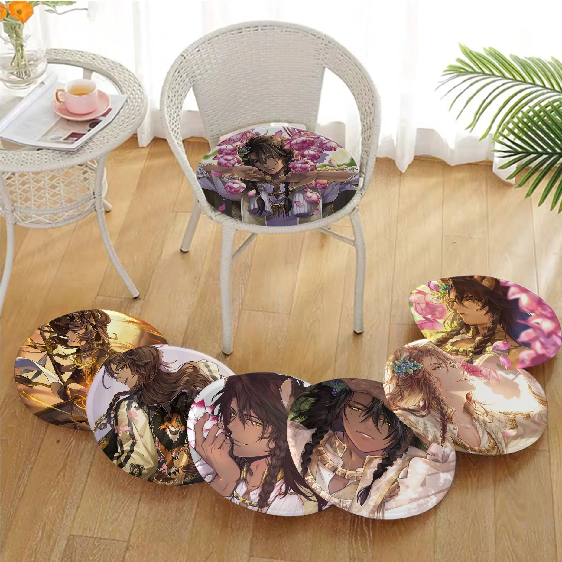 

Disney Twisted Wonderland Decorative Plush Cushion Home Back Cushion Soft Comfortable 50x50cm Chair Cushions