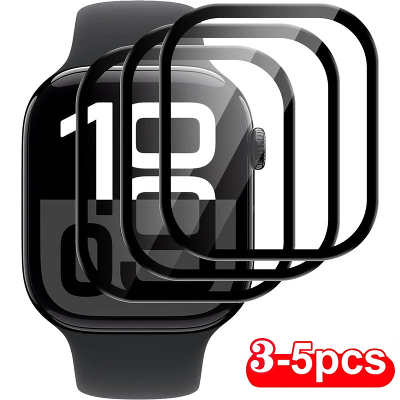 Фото Защитная пленка для Apple Watch 46 мм 45 мм 44 мм 38 40 41 42 мм 49 мм изогнутые защитные пленки для экрана iwatch series Ultra 11 10 9 8 7 SE 6 5 №2