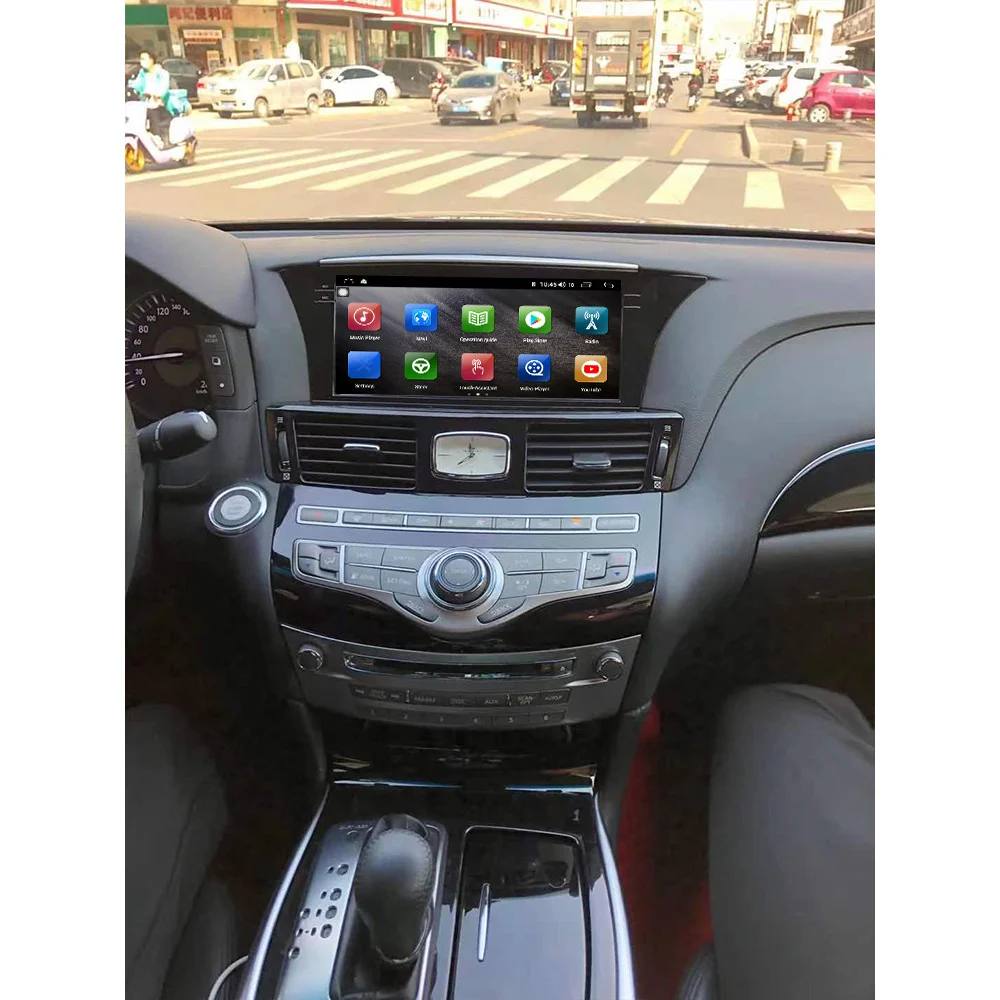 Автомобильный мультимедийный проигрыватель Pston Tesla Android для Infiniti Q70 Q70L M25 M35 M37 Carplay