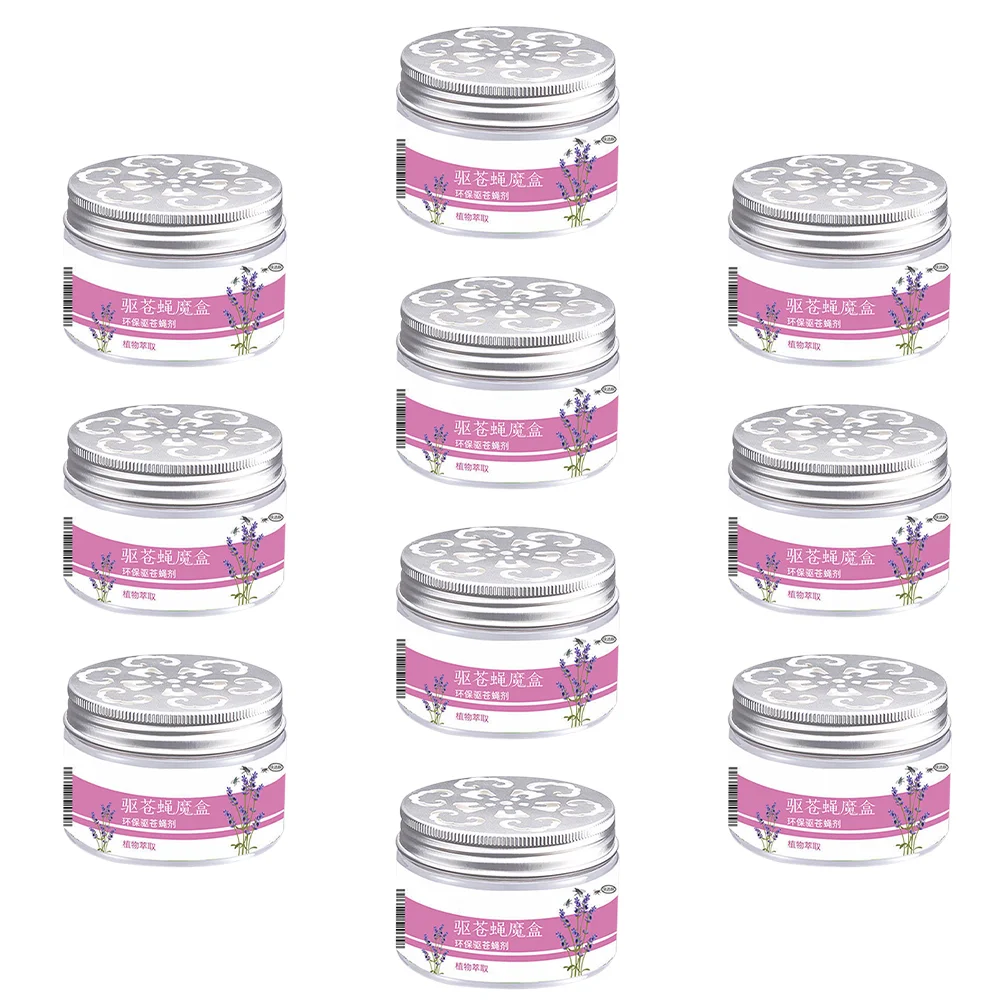 

10 Boxes Fly Repellent Fragrance Aluminum Box Fly Fragrance Repellent Freshener