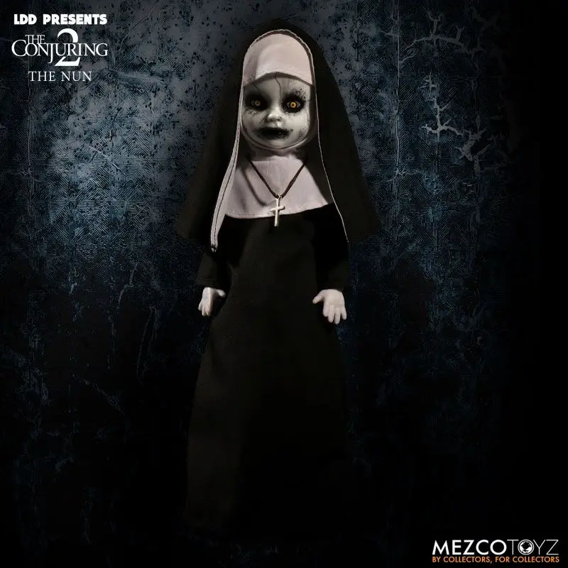 

Original MEZCO Living Dead Dolls/ The Conjuring 2 The Nun Valak In Stock Anime Action Collection Model Toys
