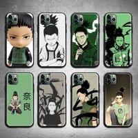 naruto nara shikamaru phone case for iphone 13 12 11 pro max mini xs max 8 7 6 6s plus x 5s se 2020 xr cover