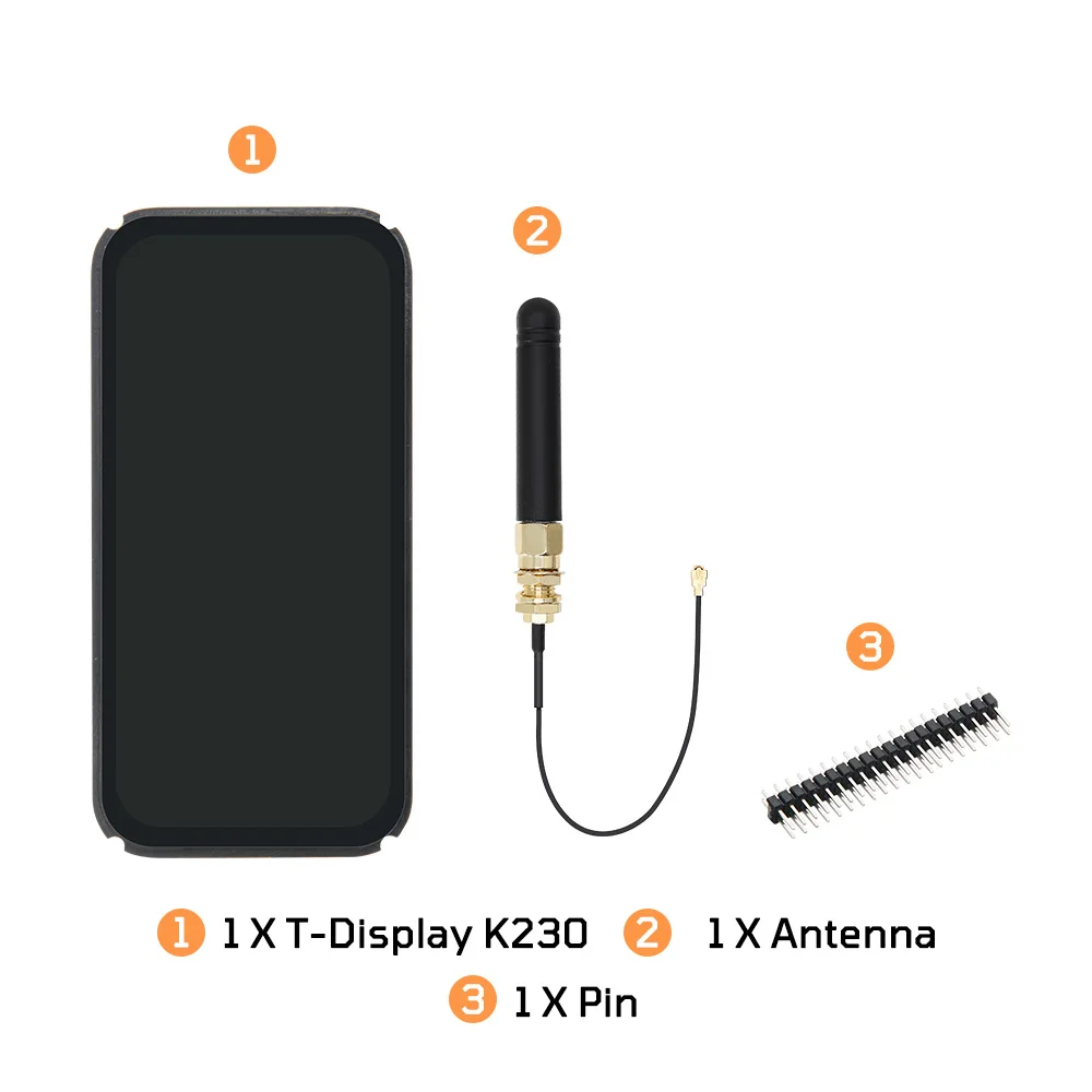 LILYGO® T-Display-K230 K230 Chip Dual-Core RISC-V AIoT макетная плата LoRa Communication AMOLED сенсорный экран с камерой WiFi (art.: 3920cd31edcb2) - 3920cd31edcb2