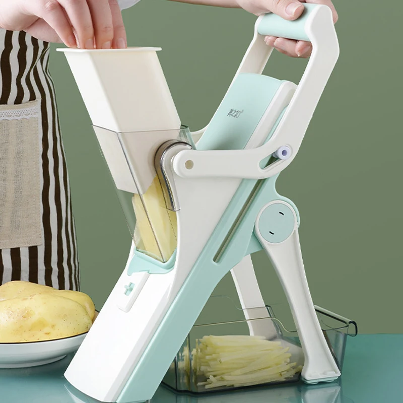 

5 в 1, многофункциональная ручная терка для резки овощей и мяса