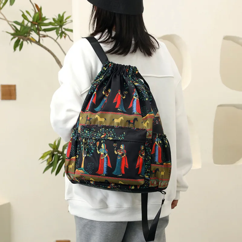 Sport Bags For Women Outdoor Travel Mochila Femenina Waterproof Drawstring Fitness Swimming Bag Basketball Bicycle Rugzak Mannen |