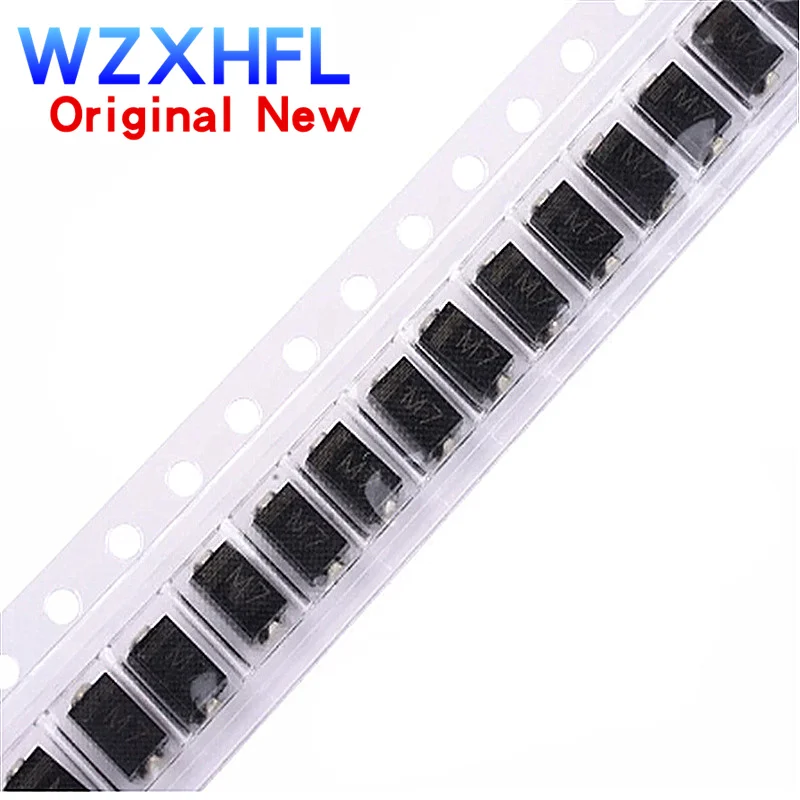 100 шт. 1N4007 SMA IN4007 M7 1A 1000V SMD выпрямительный диод
