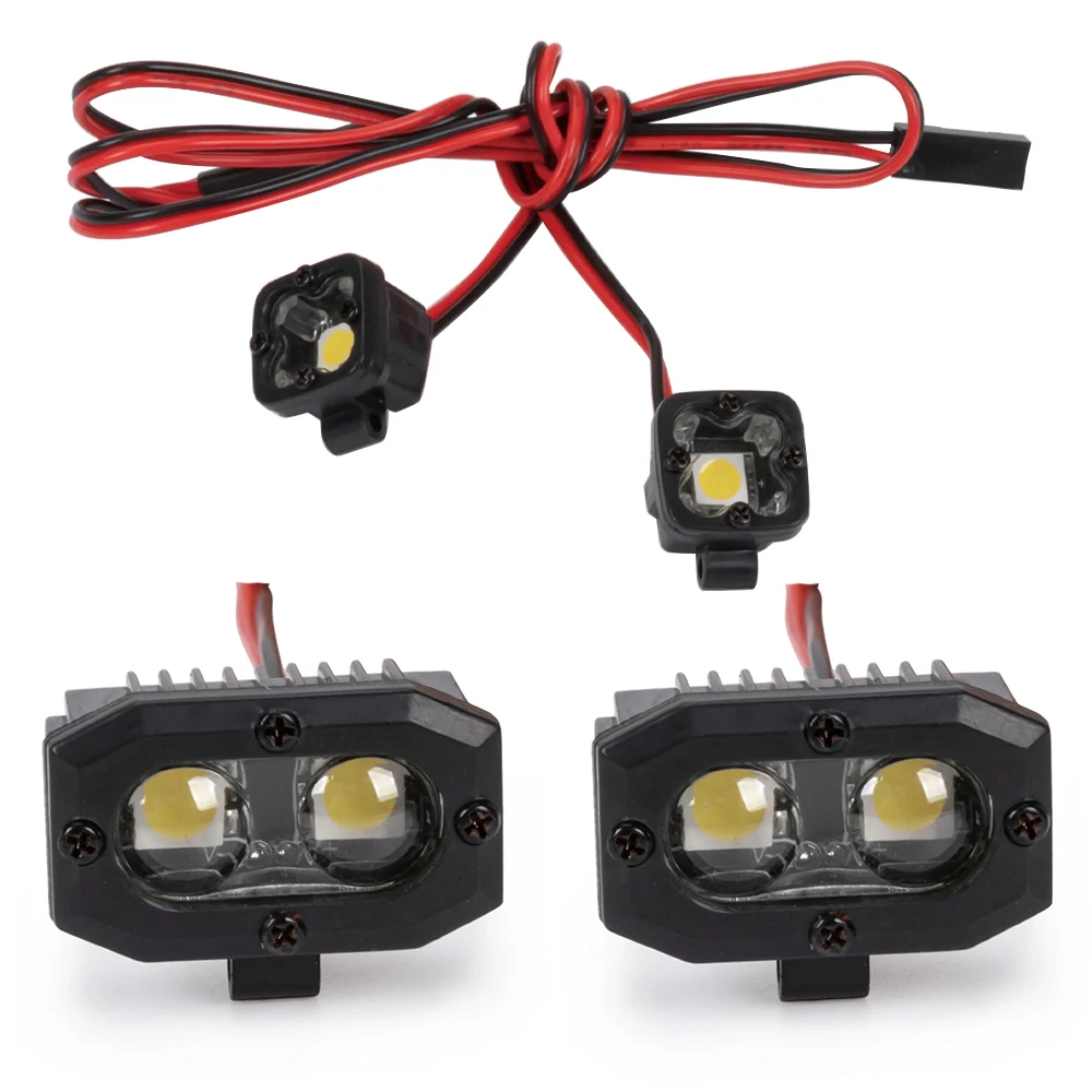 

1/10 RC Crawler Car LED Lights Headlight Spotlight for Axial SCX10 D90 Traxxas TRX4 TRX6 CC01 Redcat Gen8 Parts